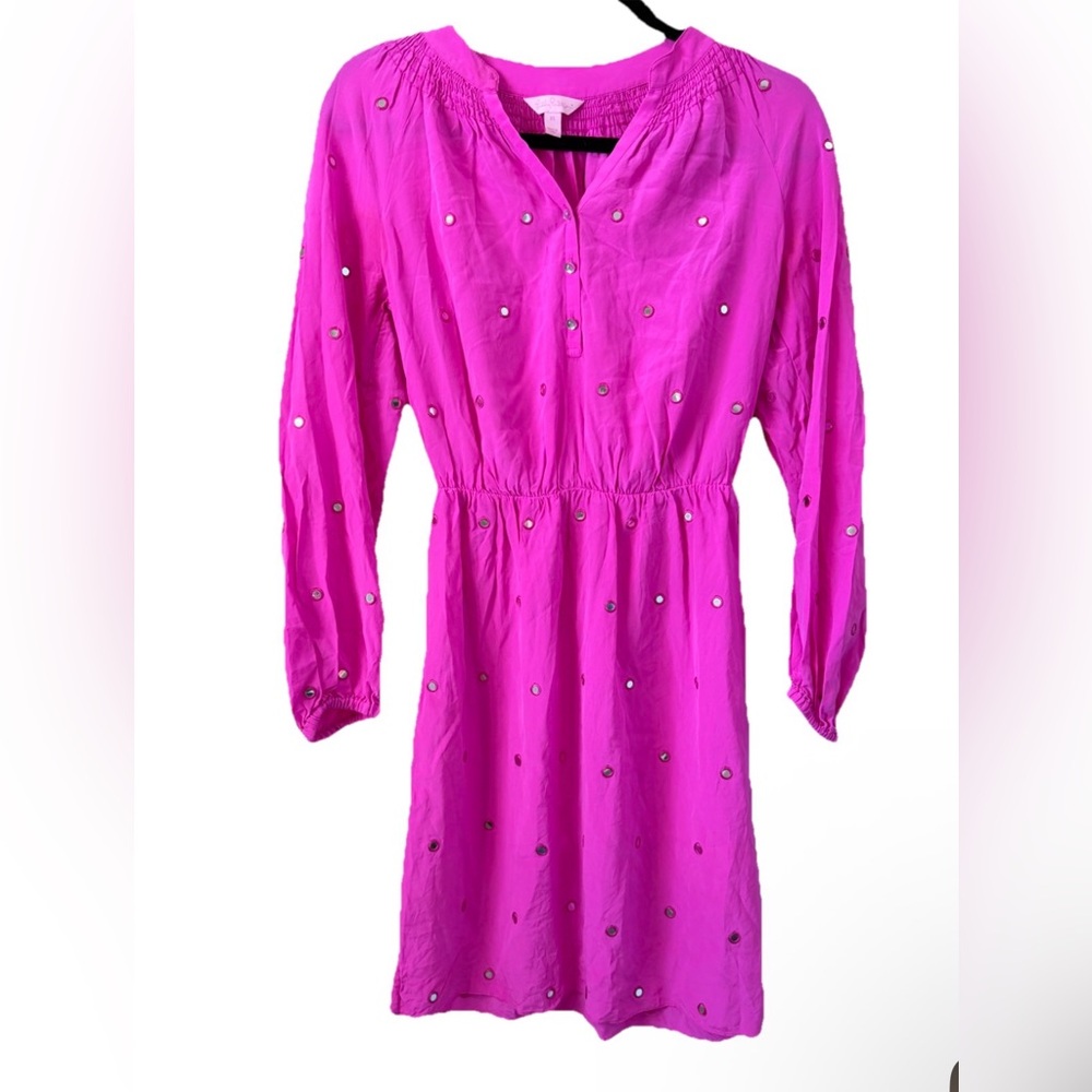 Lilly Pulitzer Pink Dress with Black Detail
